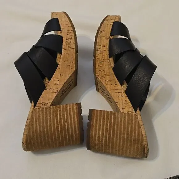 Black, Kork-Ease wedge. Size 7 - Picture 4 of 9